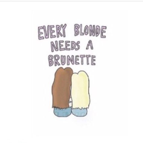 Happy Friday! #saloncentric #hair #beauty #instsgood Brunette Quotes, Blonde Quotes, Blonde And Brunette, Bff Drawings, Friend Memes, Best Friends Quotes, Friends Quotes, Happy Friday, Thumbs Up