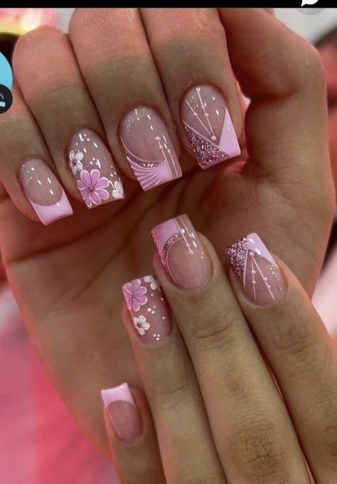 Punk Nails, Fancy Nails Designs, Cute Acrylic Nail Designs, Pretty Nail Art Designs, Color Nails, Pretty Nail Art, Short Acrylic Nails Designs, Gel Nail Designs, Fabulous Nails