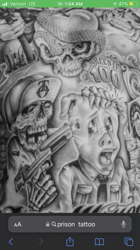 Jail Tattoos Prison, Chicano Art Tattoos Prison Drawings, Prison Tatoos, Jail Tattoos Ideas, Prison Art Tattoo, Tattoo Ideas Gangster, Jail Prison Art, Mexican Gangster Tattoos, Prison Tattoos Ideas