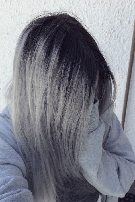 Grown out roots Grown Out Roots, Root Drag, Grey Hair Roots, Platinum Pixie Cut, God Of Wrath, Cecily Knight, Anime Hair Color, Growing Out Hair, Shade Ideas