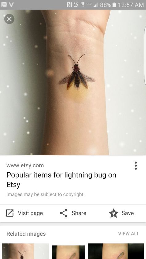 Lightning Bug Tattoo, Firefly Tattoo, Flying Tattoo, Lightning Bug, Sak Yant Tattoo, Insect Tattoo, Bug Tattoo, Dad Tattoos, Star Wars Tattoo