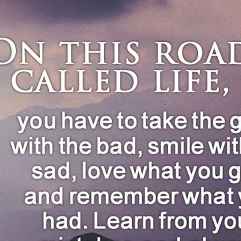 My Positive Outlooks on Instagram: "On this road called life, embrace the good and the bad, smile through the sad, cherish the present, and remember the past. Learn from mistakes, forgive, but never forget, because the journey continues. 🛤️ #LifeJourney #EmbraceChallenges #SmileThroughTears #CherishMemories #LearnAndGrow #ForgiveButDontForget #KeepMovingForward #LifeGoesOn" Forgive But Never Forget, Learn From Mistakes, Keep Moving Forward, Positive Outlook, Life Goes On, The Present, The Bad, Never Forget, Words Quotes