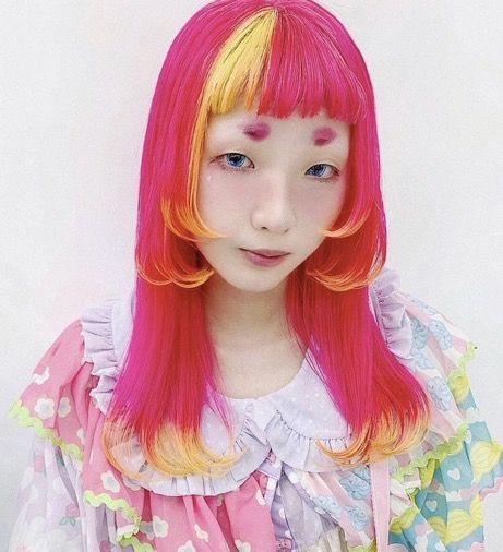 Yellow Hair, Hair Reference, Hair Art, Yellow, Twitter, Hair, Pink, White, Art