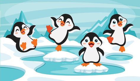 Cartoon drawing of penguin character | Premium Vector #Freepik #vector #penguin #penguin-cartoon #animal-family #bird-cartoon Drawing Of Penguin, Ice Drawing, Penguin Character, Bird Cartoon, Premium Vector Cartoon, Penguin Cartoon, Animal Family, Cute Clipart, Vector Cartoon