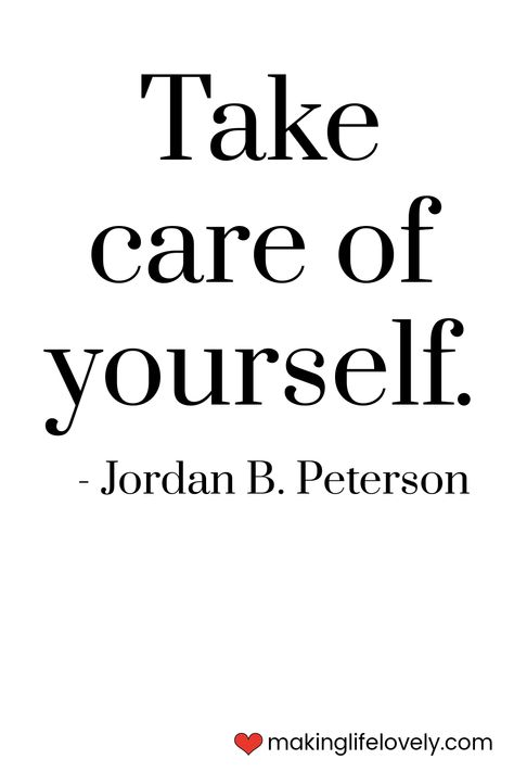 I am a huge Jordan B. Peterson fan, and I heard him say this one day and I had to add it to my collection. You have to take care of yourself before you are able to take care of others. It is so easy to take care of others, please be sure to take care of yourself. 😁❤️ #jordanbpeterson Please Take Care Of Yourself, Jordan B Peterson, Jordan B, My Collection, Take Care Of Yourself, Take Care, One Day, Jordan, Fan