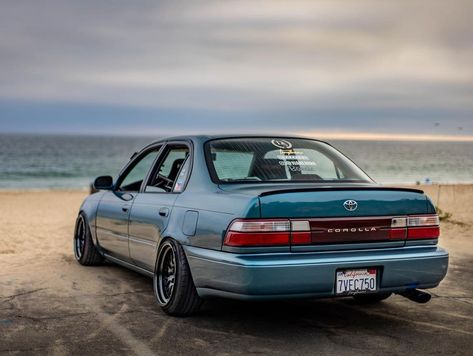 Juan on Instagram: “@celly_sally92 let’s go for a drive to the beach babe! ————————————————————————— Please give my photography page @jld_visuals a follow.…” Toyota Sedan, Corolla 1995, Corolla Ae101, B13 Nissan, Bmw Z3, Suzuki Samurai, Car Inspiration, Toyota Hiace, Motorcycle Design