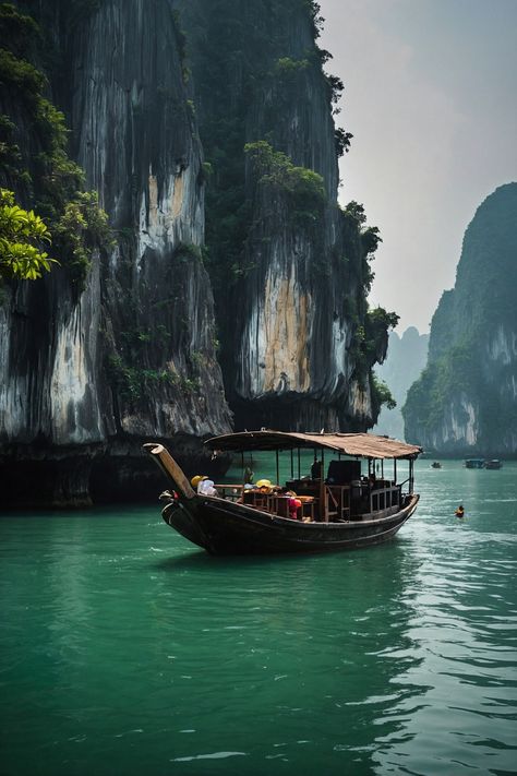 Vietnam Ha Long Bay, Ha Long Bay Vietnam, High Quality Prints, Ha Long Bay, Misty Morning, Ha Long, Se Asia, Vietnam Travel, Morning Light