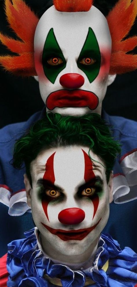 Haunt Makeup, Scary Clown Mask, Halloween Makeup Witch, Halloween Makeup Clown, Halloween Make-up Looks, Scary Clown Makeup, Halloween Circus, Johnny Galecki, Clown Halloween