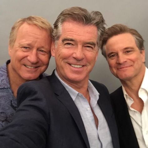 My selfie is better than yours @piercebrosnanofficial #gentlemen #style #mamamia #cool Donna Sheridan, Julie Walters, Stellan Skarsgård, Andy Garcia, Bridget Jones, Pierce Brosnan, Colin Firth, Mama Mia, Mia 3