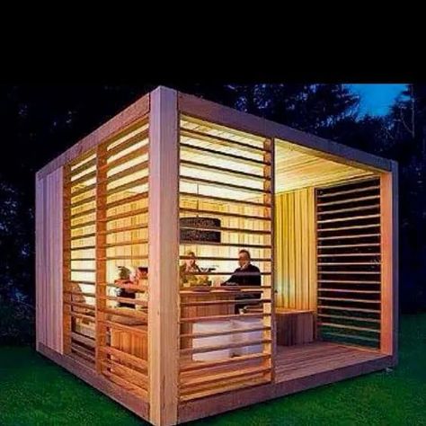 Enclosed Deck, Modern Shed, Deck Building, Simple Shed, Luxury Garden, Diy Deck, Shed Design, Pergola Plans, Building A Shed