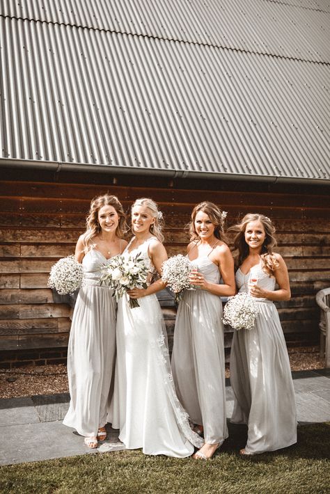 Pale Grey Bridesmaid Dresses, Benjamin Wheeler, Grey Bridesmaids Dresses, Wedding Bridesmaid Bouquets, Dresses Images, Rime Arodaky, Grey Bridesmaids, Prom Dresses Yellow, Grey Bridesmaid Dresses