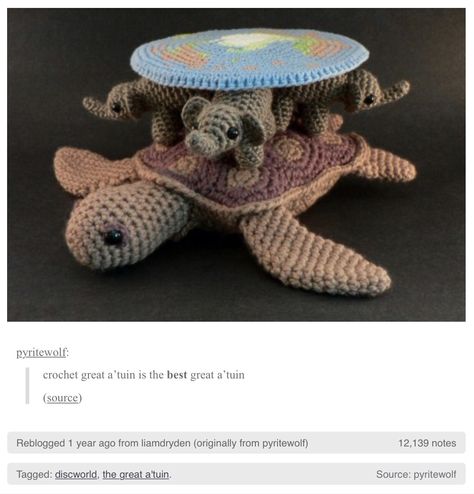 A'tuin Mystery Crochet, Yarn Projects, Love Crochet, Loom Knitting, Crochet Dolls, Crochet Animals, Stuffed Toys Patterns, Yarn Crafts, Crocheted Item