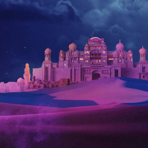 Aladdin Moodboard, Arabian Castle, Aladdin Aesthetic, Art Manifestation, Fam Aesthetic, Descendants Dr, Old Disney Movies, Aladdin Live, Idea Illustration