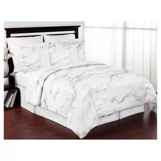 Shop for marble bedding online at Target. Free shipping on purchases over $35 and save 5% every day with your Target REDcard. Marble Bedding, Marble Comforter, Kids Comforter Sets, Bedding Sets Grey, Marble Collection, Designer Bedding Sets, Sweet Jojo Designs, Black And White Marble, Jojo Designs