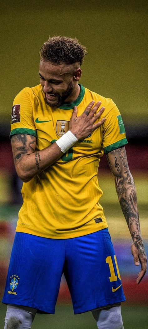 Soccer Player Quotes, Brazilian Soccer Players, Neymar Pic, Brazil Football Team, Neymar Brazil, Madrid Football, Neymar Jr Wallpapers, Ronaldo Juventus, Neymar Football