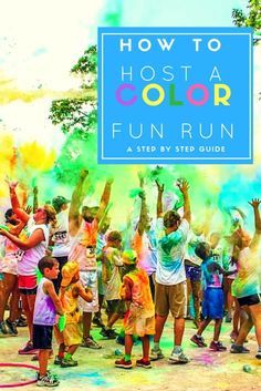 Looking to host a color run? Host the best color run ever with this easy step by step guide from Color Blaze | Wholesale Color Powder Color Run Ideas, Color Fun Run, Charity Work Ideas, Pta Fundraising, Fun Fundraisers, Fundraising Activities, Fundraising Tips, Charity Project, Events Ideas