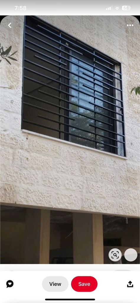 Modern Window Bars Security, Modern Burglar Bars, Security Bars For Windows Ideas, Window Security Bars Modern, Modern Burglar Proof Designs, Burglar Bars Window Ideas, Taxidermy Office, Burglar Bars Window Ideas Modern, Security Windows Ideas