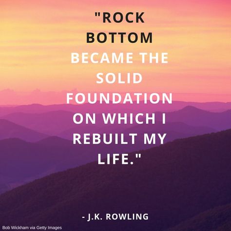 "Rock bottom became the solid foundation on which I rebuilt my life." - J.K. Rowling Letter To My Ex, How To Be Single, Oprahs Book Club, Ending A Relationship, Divorce Quotes, J K Rowling, 10th Quotes, Life Quotes Love, Single Mom Quotes