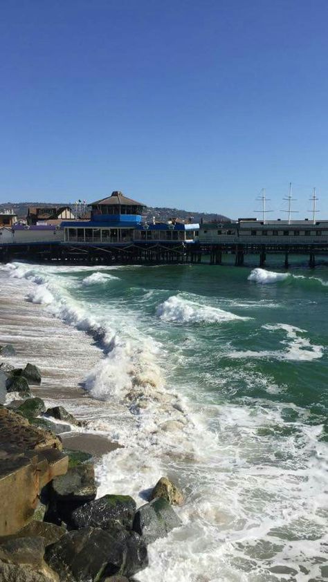 Redondo Beach Pier http://www.shaderb.com/ #ShadeHotelRB #LuxuryHotel #BoutiqueHotel Redondo Beach Pier, Redondo Beach California, Ca History, Beach Pier, Beach City, Redondo Beach, South Bay, Los Angeles Style, Surfing Waves