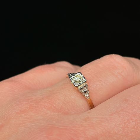 Just in, we have this circa 1950’s handmade fancy yellow round brilliant cut Diamond solitaire ring. The Diamond has been illusion square set in Platinum with a fine band in 18K yellow gold. We love the bead/millegrain design on the shoulders of this ever so sweet engagement ring. DM us for details 🍁 _______________________________________________ #antiquejewellery #ringsofinstagram #engagementrings #diamonds #gems #leura #bluemountains #diamondrings #engagementrings #antiquerings #antiq... Blue Mountains Australia, Emerald Cut Rings, Diamond Solitaire Ring, Emerald Engagement Ring Cut, Rings Diamond, Art Deco Engagement Ring, Diamond Solitaire Rings, Art Deco Ring, Emerald Cut Diamonds