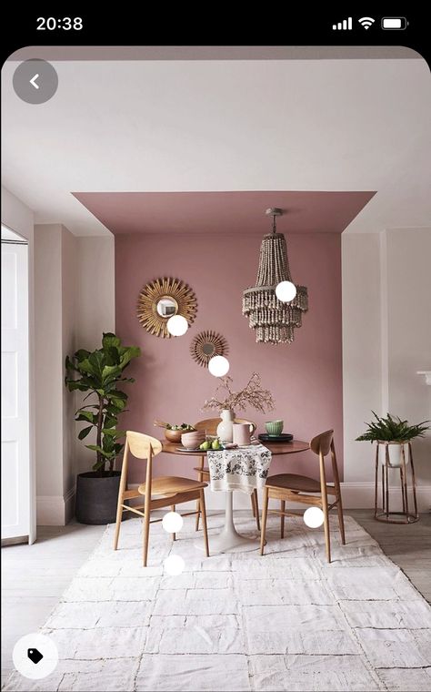 Color Blocking, Color Block, Dining Room, Twitter, Pink, Gold, Color, Home Decor, Home Décor