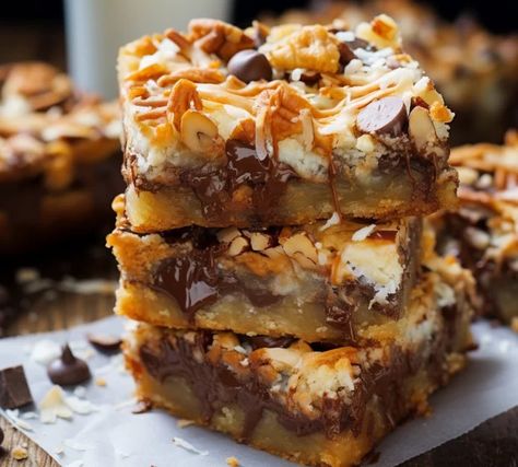 Magic Bars Recipe Magic Cheesecake Bars, Milky Way Magic Bars, Magic Bars Recipe, Magic Carpet Ride, How To Make Magic, Magic Bars, Bars Recipe, Sweet Food, Cheesecake Bars