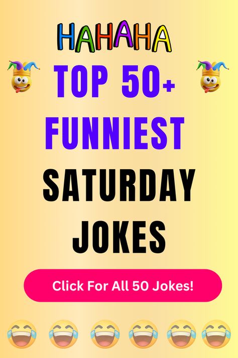 Check Out The Top 50+ Funny Saturday Jokes And Puns. Click For All 50+ Hilarious Saturday Jokes! Funny Saturday, Saturday Humor, Jokes And Puns, Top Cruise, Good Saturday, Women Jokes, Music Do, Math Books, Very Funny Jokes