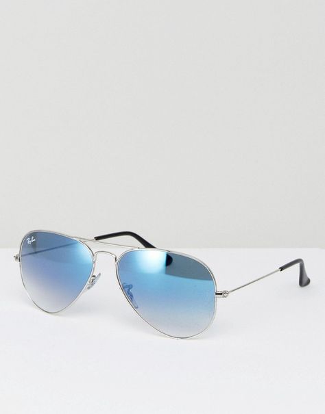 Ray-Ban Aviator Sunglasses 0RB3025 Rayban Aviator Men, Aviator Glasses Men, Iconic Sunglasses, Ray Ban Original Wayfarer, Silver Sunglasses, Cheap Ray Bans, Ray Ban Aviator, Men Sunglasses, U S Air Force