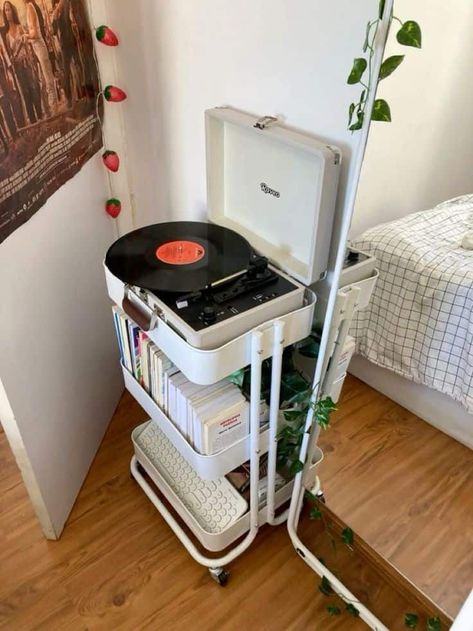 Apartment Bathroom Organization, Cart Organization, Dorm Bathroom, Book Cart, Rolling Utility Cart, Uni Room, Dorm Inspo, Room Redesign, Utility Cart