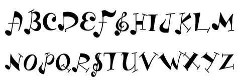 Music font- Music Makers program in spring Music Letters Fonts, Musical Fonts Alphabet, Music Fonts Alphabet, Musical Alphabet Letters, Musical Font, Music Calligraphy, Music Lettering, Music Font, Music Alphabet