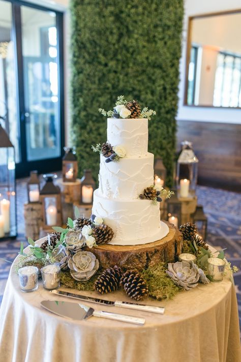 Lake Themed Wedding, Bride Brunch, Mountain Theme Wedding, Mountain Wedding Cake, Fall Outdoor Wedding, Fall Mountain Wedding, Wedding On Lake, Outdoor Winter Wedding, Winter Wedding Cake