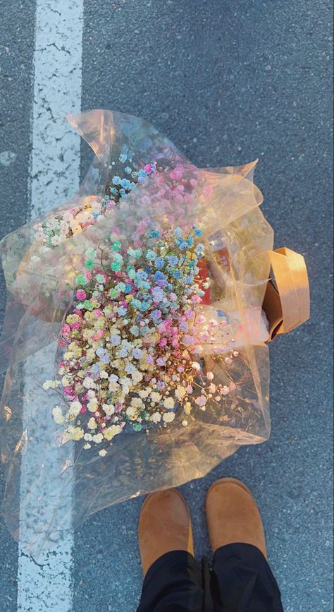 Prettiest Flowers, Unicorn Flowers, Boquette Flowers, Baby S Breath, Nothing But Flowers, Flower Therapy, Beautiful Bouquet Of Flowers, Trader Joe's, Beautiful Bouquet