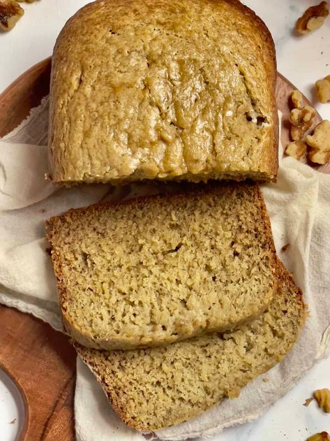 Bread Machine Banana Bread Recipe (Classic Quick Bread) Bread Maker Banana Bread, Bread Machine Banana Bread, Creamy Chicken Bake, Cake Mix Banana Bread, Zucchini Banana Bread, Banana Bread Recipe Moist, Bread Maker Recipes, Moist Banana Bread, Easy Banana Bread Recipe