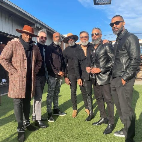 The Silver Fox Squad, Silver Fox Squad, Silver Foxes Men Black, Silverfox Squad, Silverfox Men, Silver Fox Men, Irvin Randle, Silver Foxes Men, Older Mens Fashion