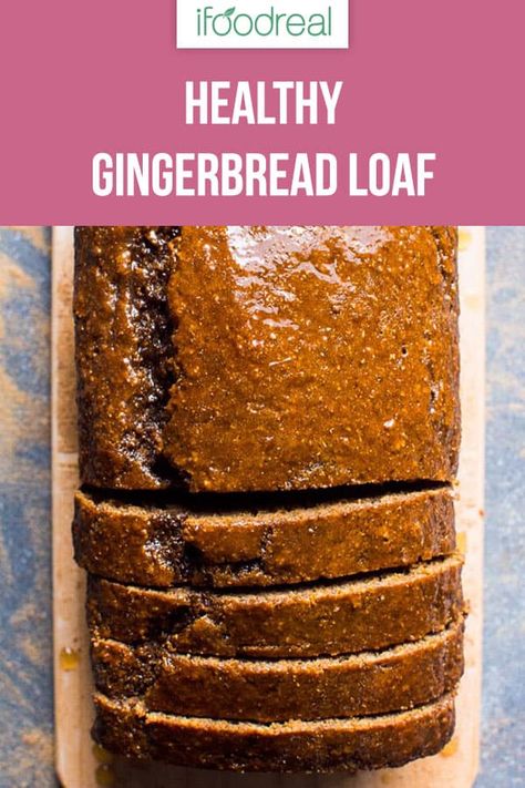 Gingerbread Loaf Cake, Gingerbread Loaf Recipe, Healthy Gingerbread, Gingerbread Loaf, Tattoo Ideas Back, Healthy Holiday Recipes, Gingerbread Recipe, Spelt Flour, Gingerbread Cake