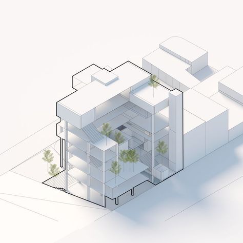 Program Diagram Architecture, Bubble Diagram Architecture, Architecture Site Plan, Axonometric Drawing, Architecture Portfolio Design, Architecture Presentation Board, Architecture Design Sketch, Architecture Model House, Model House Plan