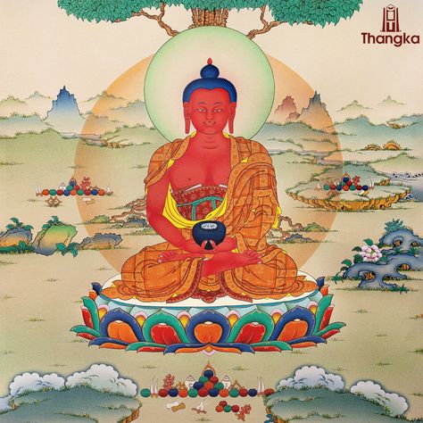 #AmitabhaBuddha #pureland #enlightened #tsn #thangkanepal Buddhist Rituals, Spiritual Room Decor, Buddha Print, Spiritual Room, Amitabha Buddha, Siddhārtha Gautama, Shakyamuni Buddha, Spiritual Transformation, Gautama Buddha