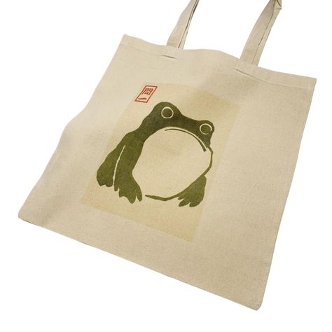 Matsumoto Hoji Frog Tote Bag Vintage Japanese... - Depop Frog Tote Bag, Matsumoto Hoji, Japanese Tote Bag, Vision Art, People Clothes, Japanese Woodblock, Tote Bags Handmade, Art Japonais, Japanese Artists