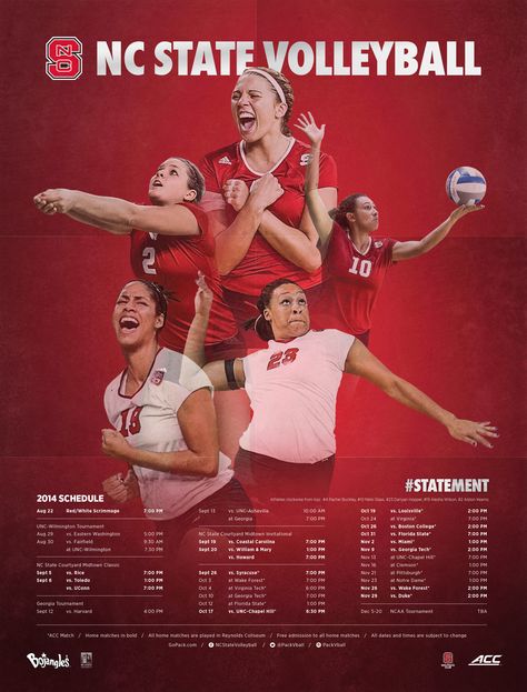 NC State 2014 Volleyball Poster Take State Poster Ideas, Nc State Volleyball, Volleyball Poster, Volleyball Posters, State Posters, Coastal Carolina, Nc State, Poster Ideas, Florida State