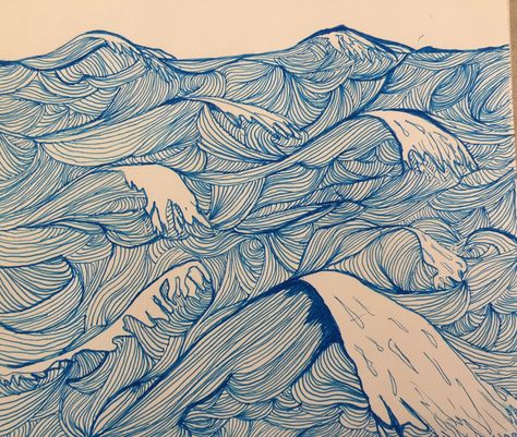 Line drawing  Ocean waves No head above water Sonnyo Drawings Of Water, Ocean Water Drawing, Water Line Drawing, Water Line Art, Sea Line Drawing, Ocean Line Drawing, Waves Illustration, Ocean Line Art, Waves Line Drawing