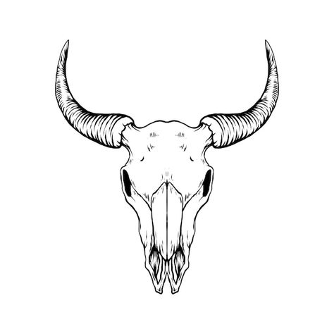 Toros Tattoo, Animal Skull Drawing, Bull Skull Tattoo, Bull Skull Tattoos, Skull Tattoo Designs, Cow Skull Art, Black Line Tattoo, Native American Totem, Pitt Bull