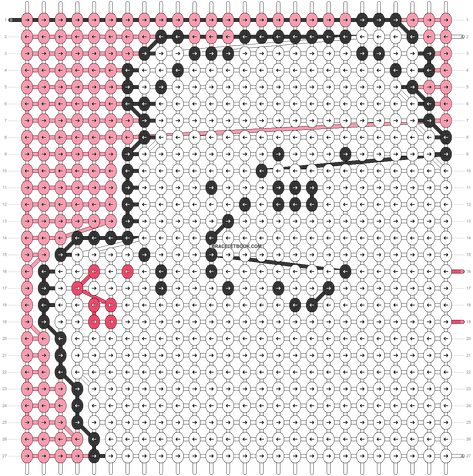 Alpha pattern #47100 | BraceletBook We Bare Bears Alpha Pattern, Bears Cartoon, Ice Bear, Ice Bears, We Bear, Bare Bears, We Bare Bears, Alpha Pattern, Alpha Patterns