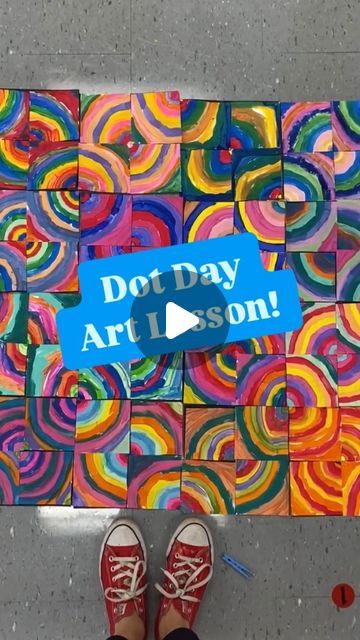 Cassie Stephens Art Lessons Kindergarten, Dot Day Art Projects Elementary, Dot Painting Preschool, Dot Day Ideas, The Dot Art Projects, Dot Day Activities, Dot Day Art Projects, The Dot Activities, Dot Day Art