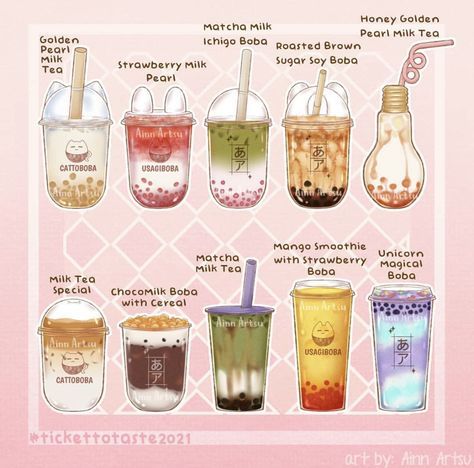 Boba Tea Orders, Korean Bubble Tea, Boba Story Drink Ideas, Bubble Tea Aesthetic, Boba Story, Boba Flavors, Bubble Tea Menu, Bubble Tea Flavors, Bubble Tea Recipe