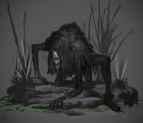 ArtStation - Swamp Witcher Swamp Character Design, Swamp Creature, Rpg Map, Dnd Monsters, 다크 판타지, Monster Concept Art, Bloodborne, Fantasy Creatures Art, Fantasy Monster