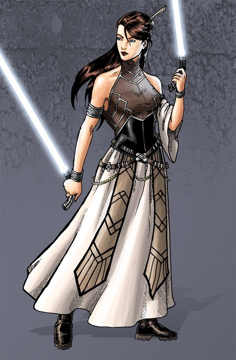 Jedi Tunic, Female Jedi, Disfraz Star Wars, Jedi Outfit, Jedi Costume, Jedi Art, Grey Jedi, Star Wars Fashion, Star Wars Characters Pictures