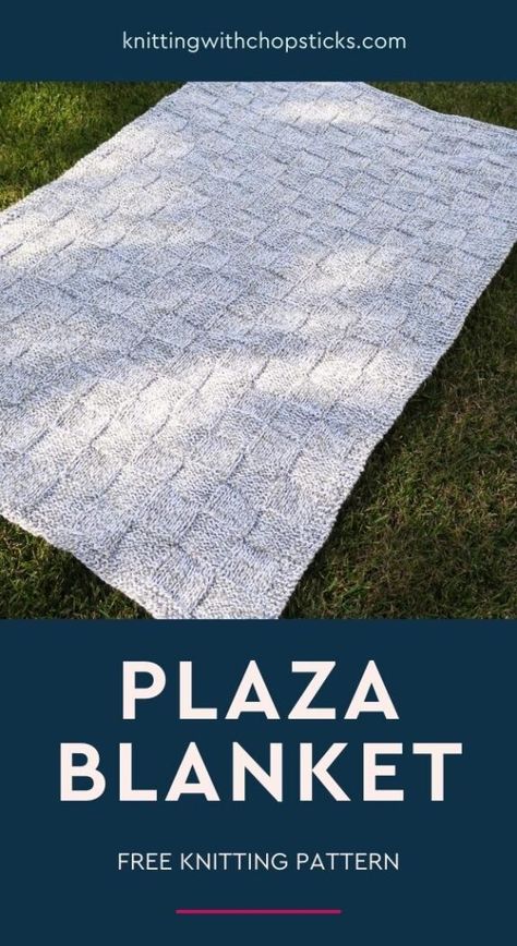 When it comes to knitting patterns, coziness will always be one of the most important factors. One of my most popular (and most cozy) crochet patterns is now also available as a Knit Blanket! Plaza Blanket meets cozy knitting aesthetic! Since this one is available in almost every blanket size imaginable (okay, only 10 ;), you can have a knit baby blanket OR a knit throw blanket in a snap. Click for the FREE knitting pattern and follow @knittingwithchopstics for more knitting and crochet! Baby Blanket Knitting Pattern Free, Knit Baby Blanket Pattern, Baby Boy Knitting Patterns Free, Easy Knit Baby Blanket, Knit Baby Blanket Pattern Free, Modern Baby Blanket, Cable Knit Blankets, Blanket Knitting Pattern, Knit Baby Blanket