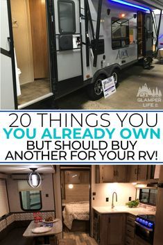 Camping Trips Ideas, Camper Trailer Must Haves, How To Stock Your Camper, Caravan Set Up, Rv Camper Hacks, Camper Camping Hacks, Rv Bedding Ideas Travel Trailers, Camping Trailer Hacks, Small Rv Hacks