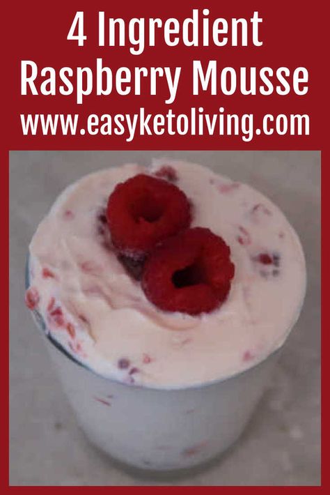 Sugar Free No Bake Desserts, Raspberry Mousse Recipe, Diet Friendly Desserts, Mousse Recipes Easy, Keto Raspberry, Cheap Desserts, Low Carb Desserts Easy, Raspberry Desserts, Raspberry Mousse