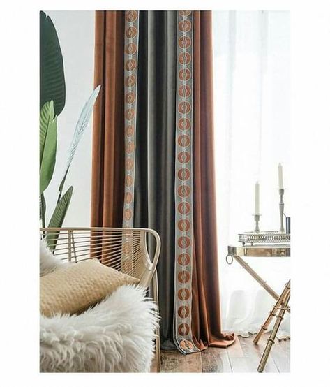 Bed Room Light, Curtain Ideas For Living Room, Luxury Curtains Living Room, Luxury Window Curtains, Retro Curtains, Window Curtains Living Room, Window Curtains Bedroom, Plain Curtains, Luxury Curtains